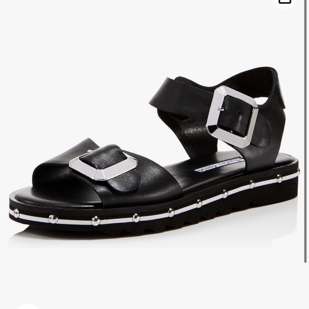 Charles David Women's Spy Leather Ankle Strap Sandals Size 7.5